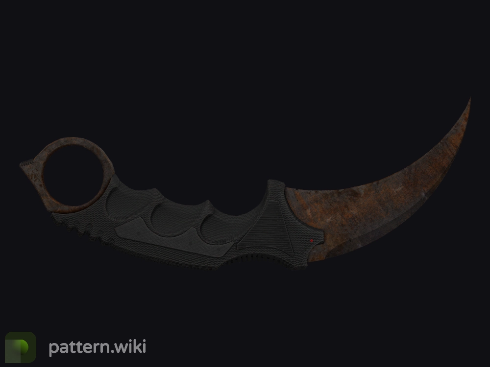 Karambit Rust Coat seed 387