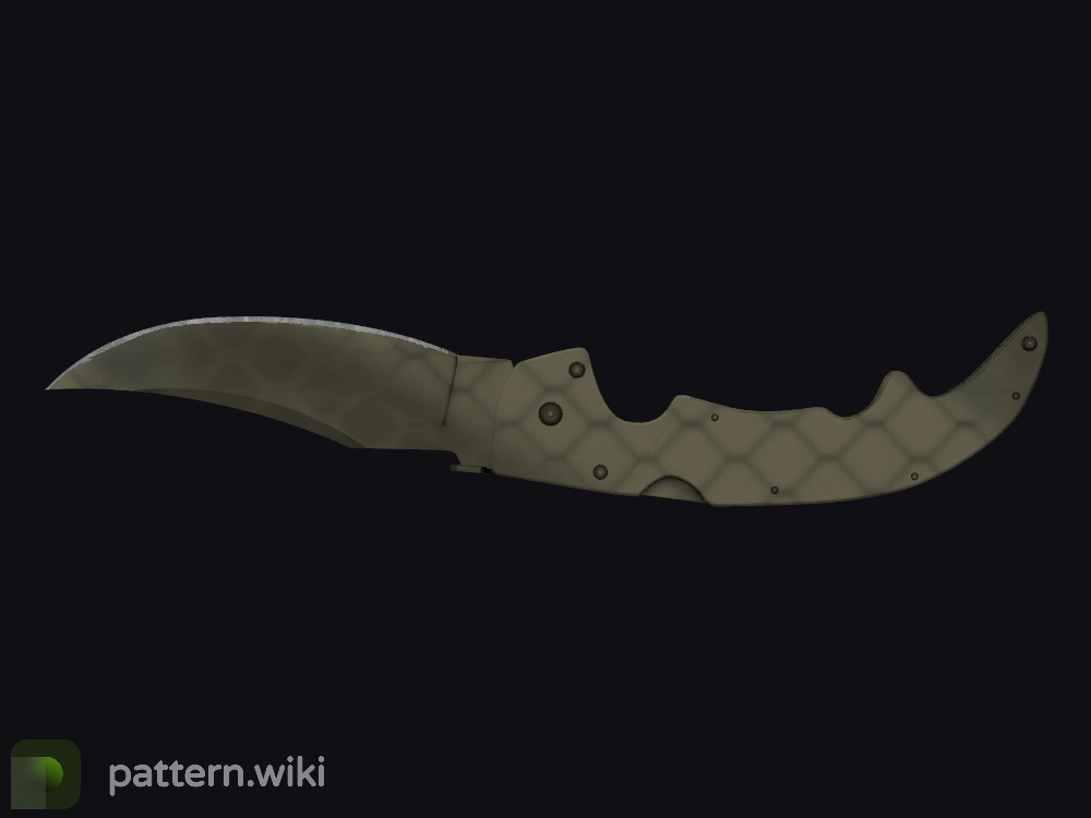 Falchion Knife Safari Mesh seed 752