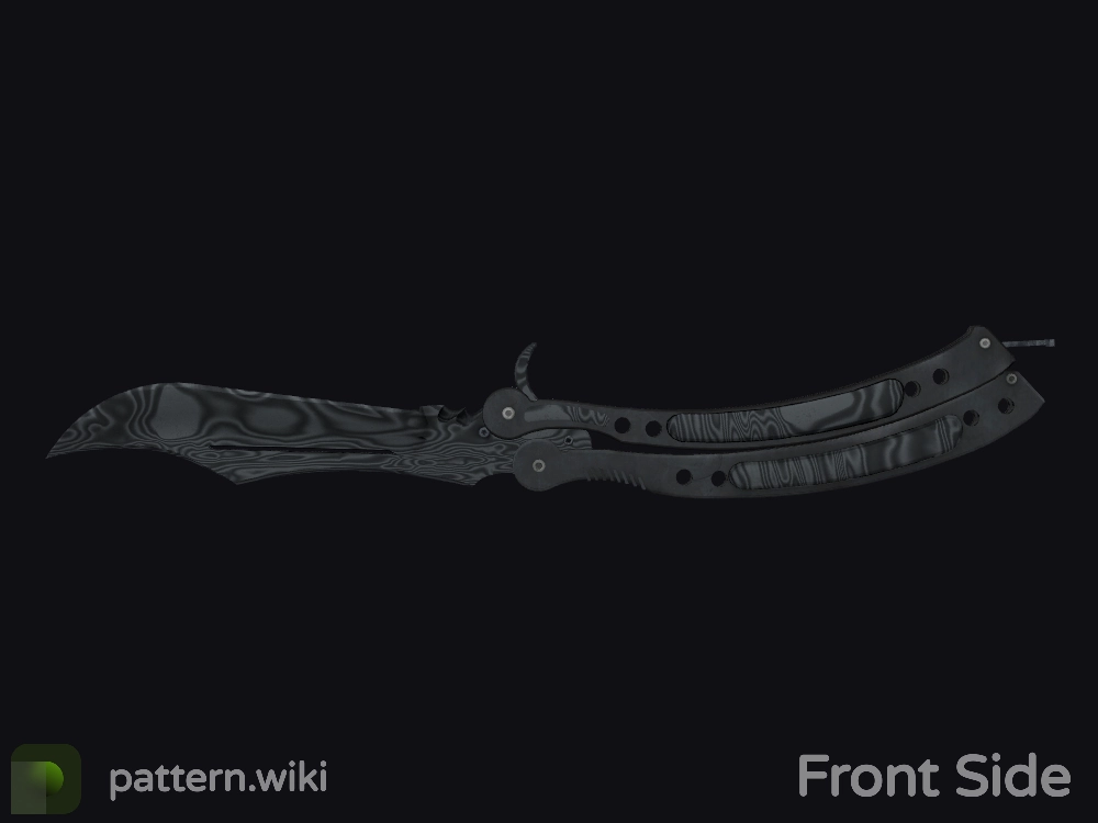 Butterfly Knife Damascus Steel seed 973