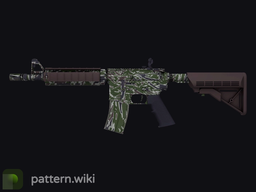 M4A4 Jungle Tiger seed 117