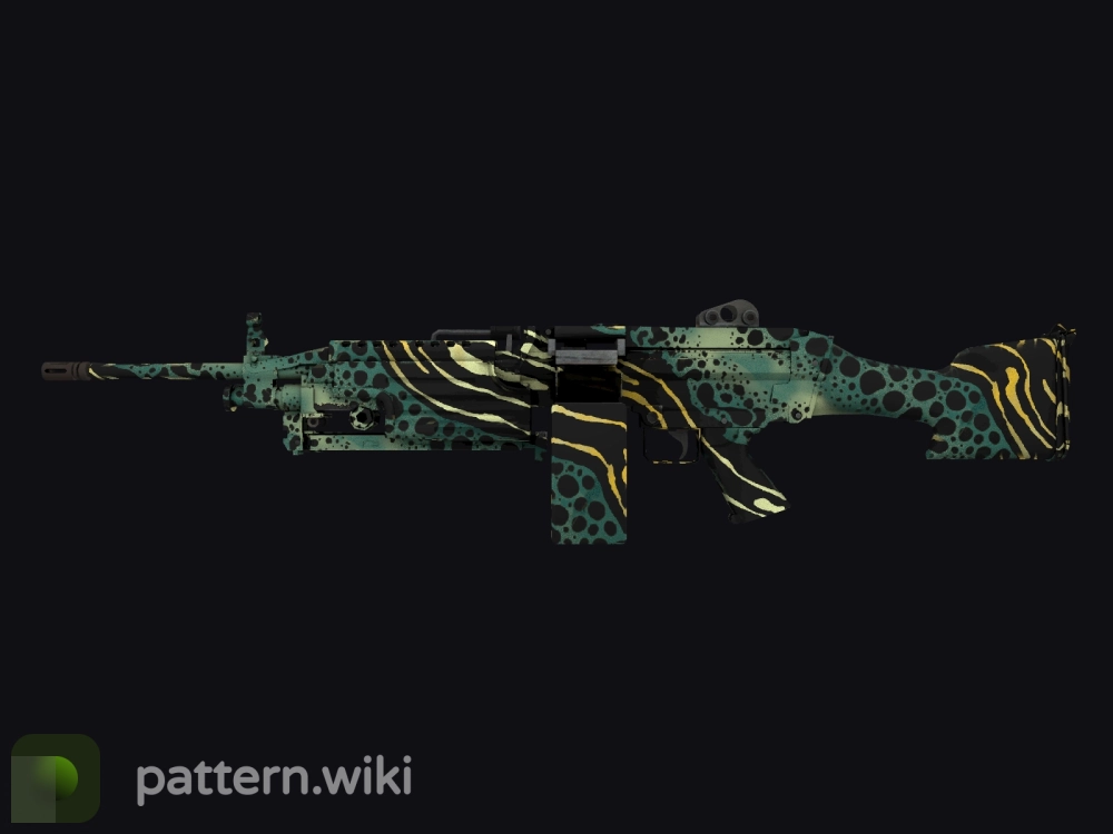 M249 Emerald Poison Dart seed 765