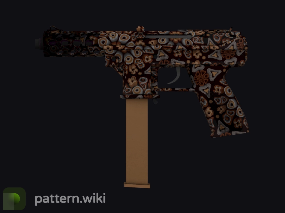 Tec-9 Orange Murano seed 824