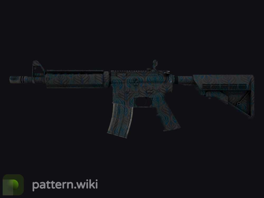 M4A4 Dark Blossom seed 316