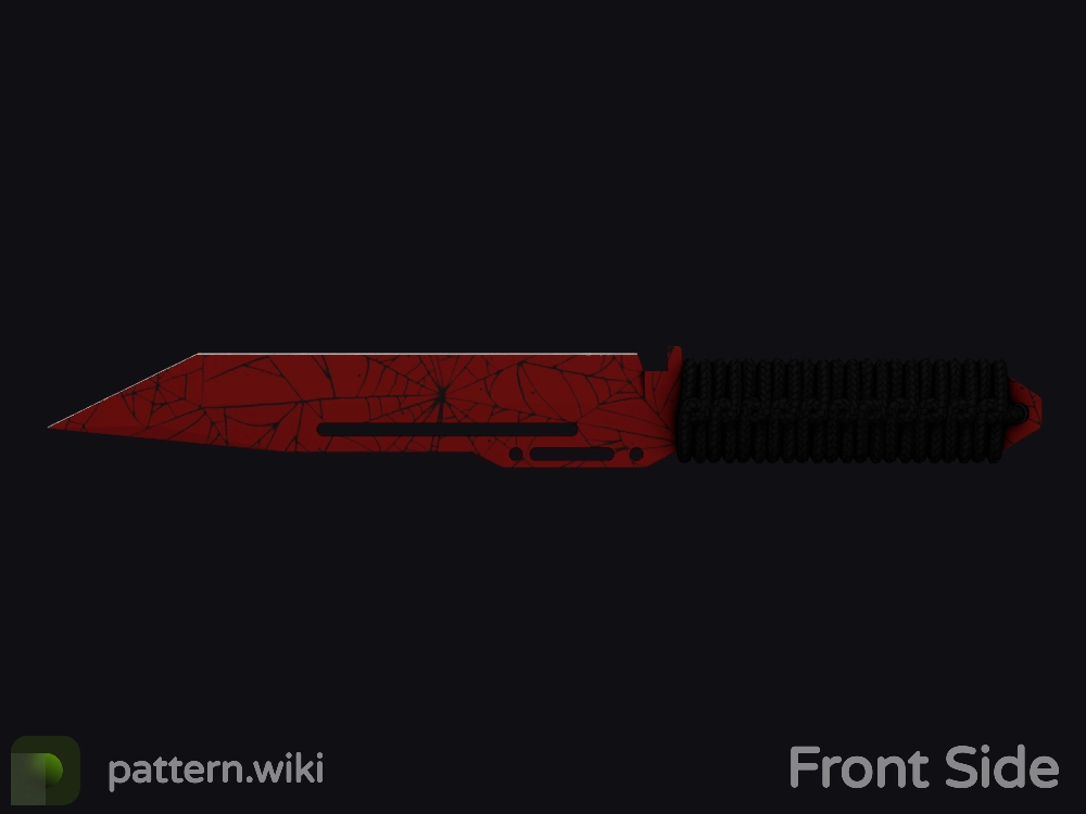 Paracord Knife Crimson Web seed 834