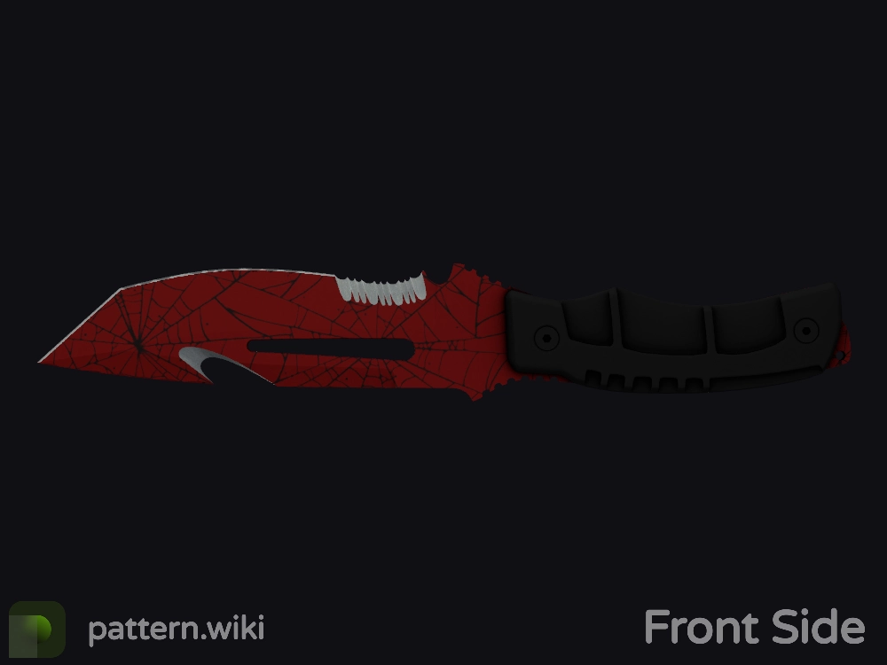 Survival Knife Crimson Web seed 360