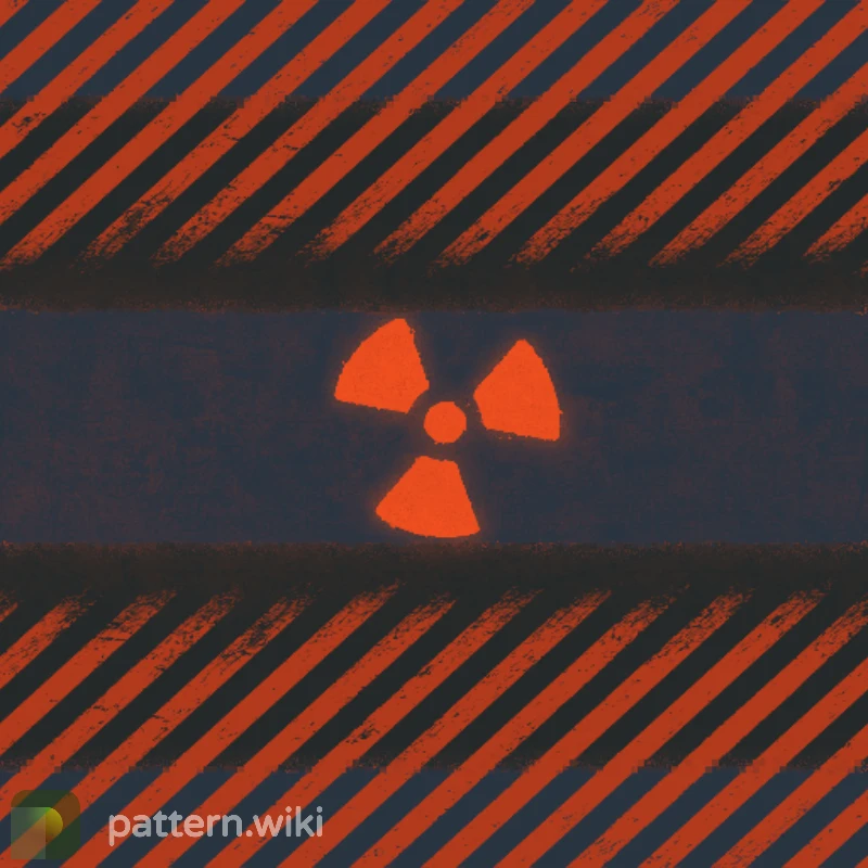 M4A4 Radiation Hazard seed 0 pattern template