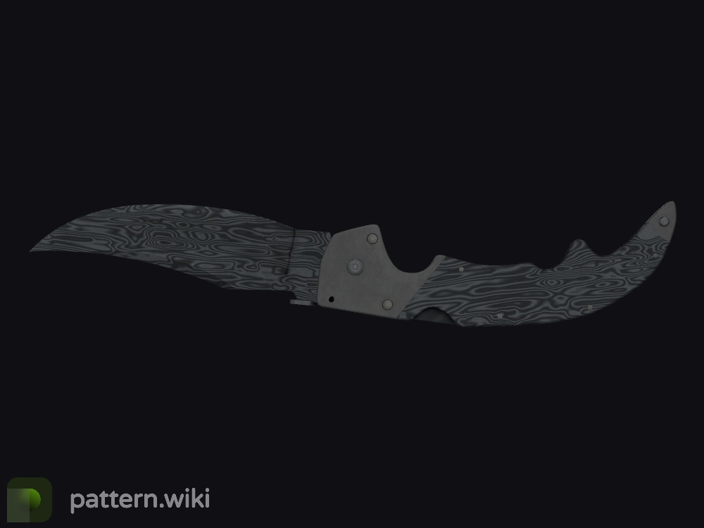 Falchion Knife Damascus Steel seed 198