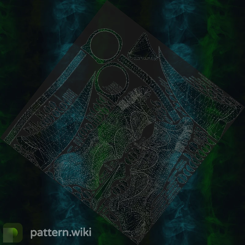 Karambit Gamma Doppler seed 64 pattern template