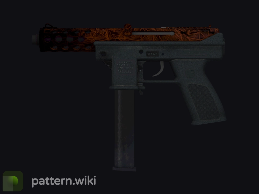 Tec-9 Red Quartz seed 566