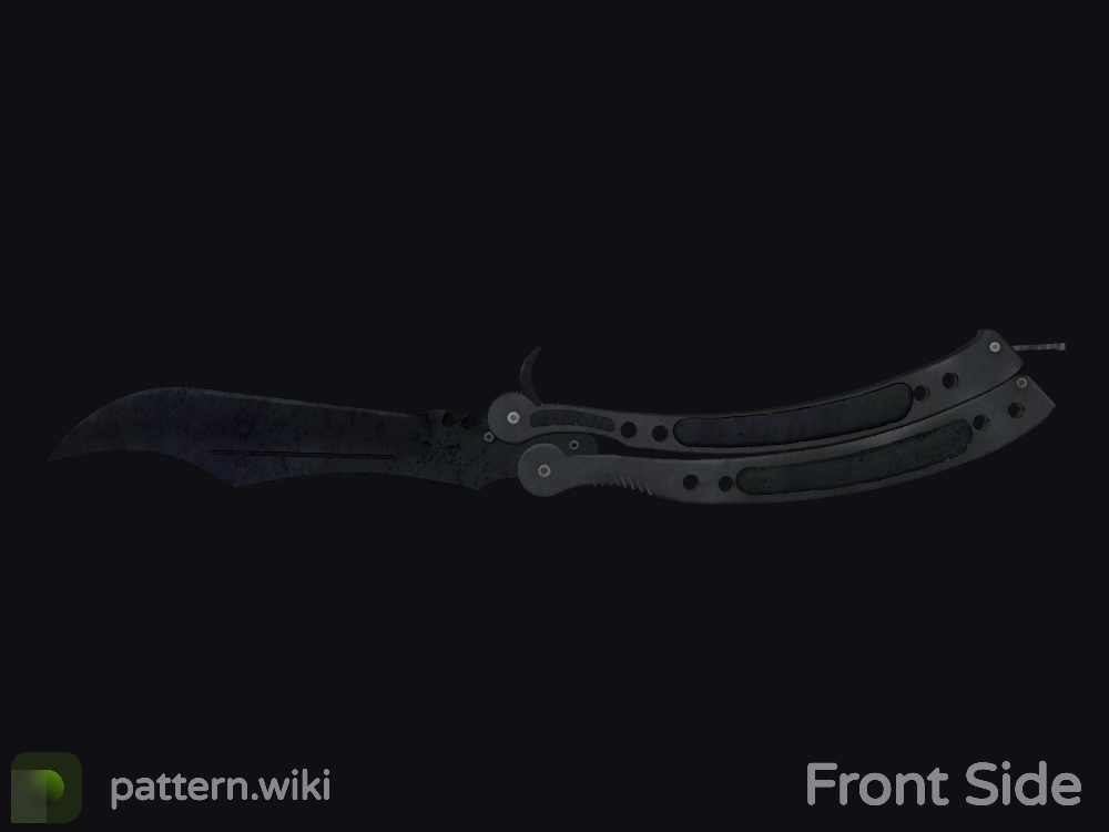 Butterfly Knife Blue Steel seed 874