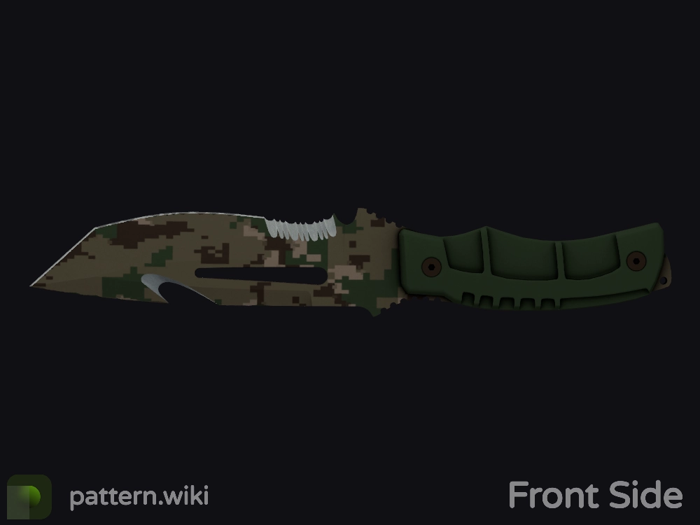 Survival Knife Forest DDPAT seed 334