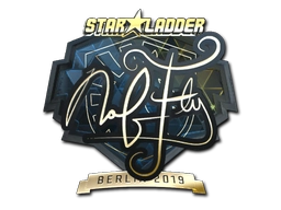 Sticker NAF (Gold) | Berlin 2019 preview