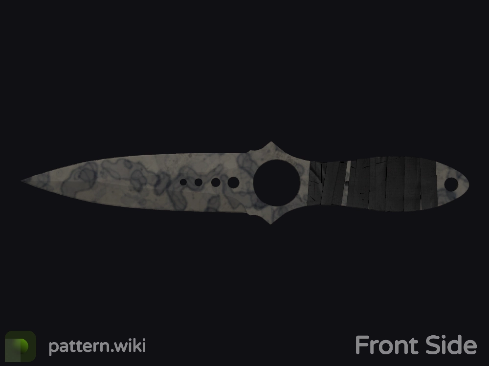 Skeleton Knife Stained seed 499