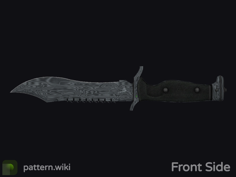 Bowie Knife Damascus Steel seed 777