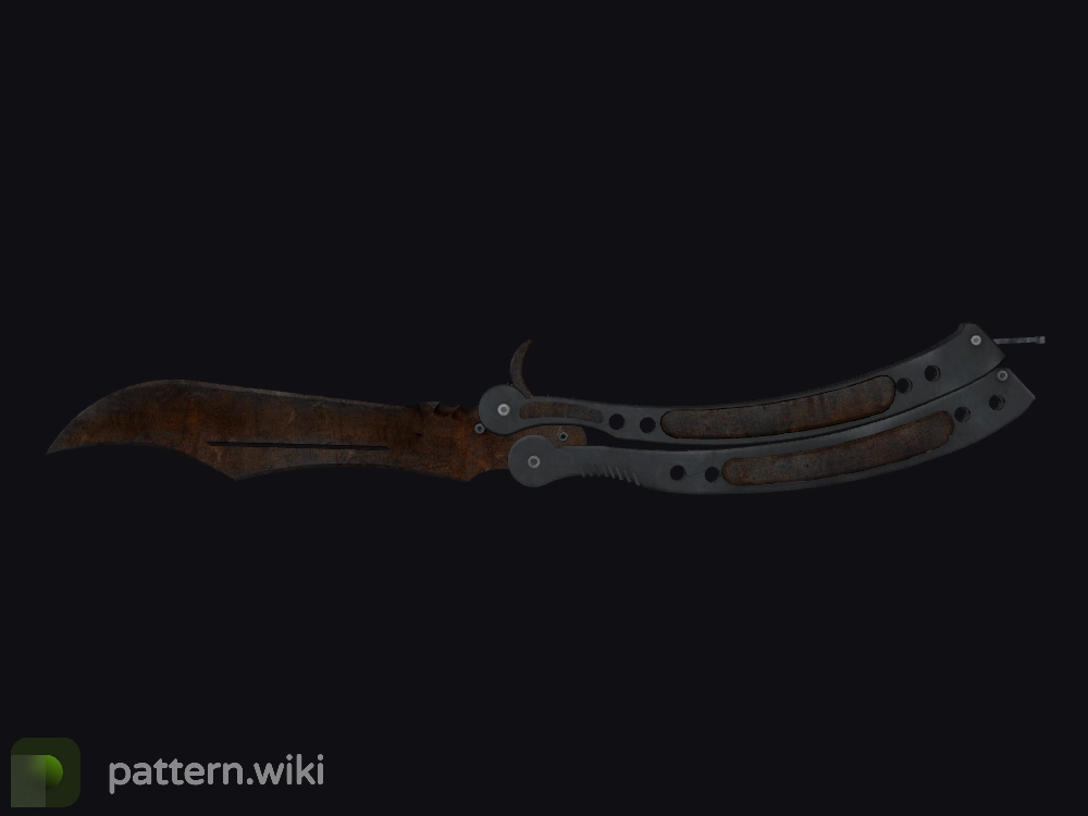 Butterfly Knife Rust Coat seed 637