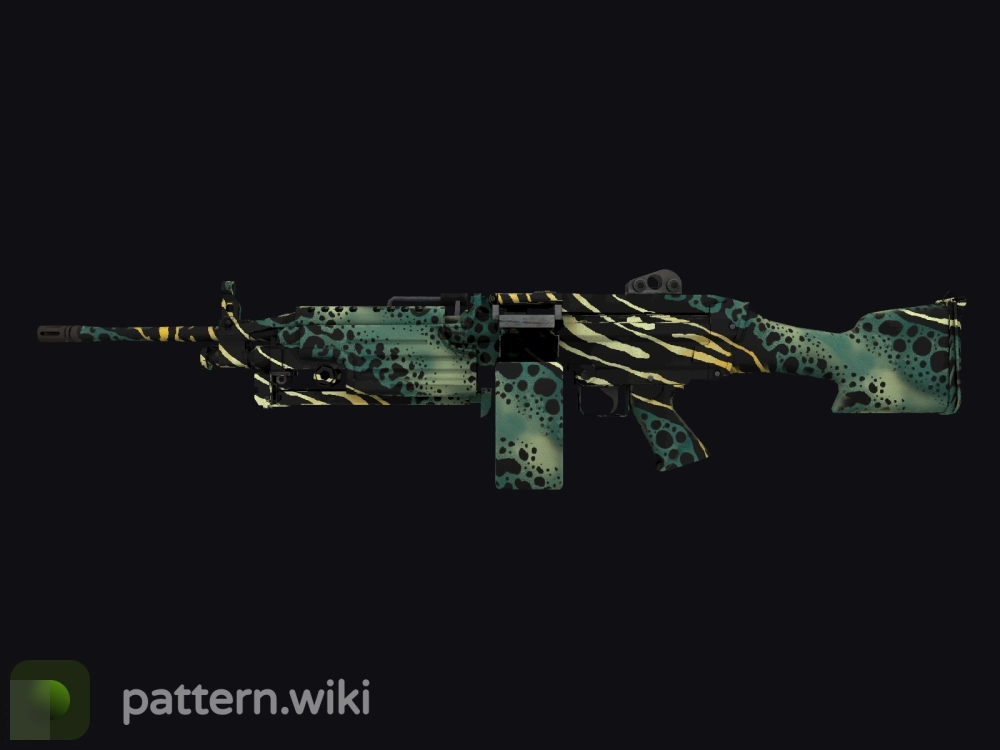 M249 Emerald Poison Dart seed 519