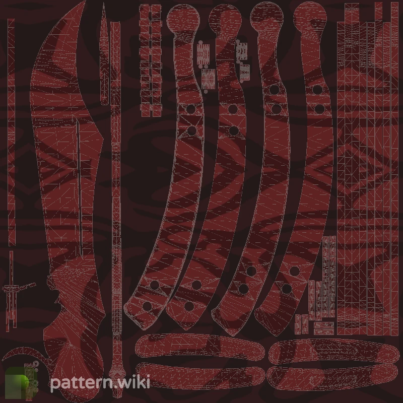 Butterfly Knife Slaughter seed 86 pattern template