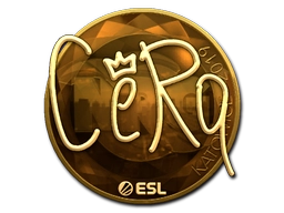 Sticker CeRq (Gold) | Katowice 2019 preview