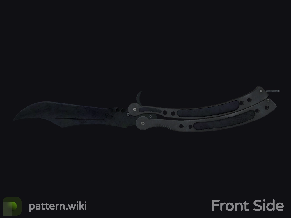 Butterfly Knife Blue Steel seed 259