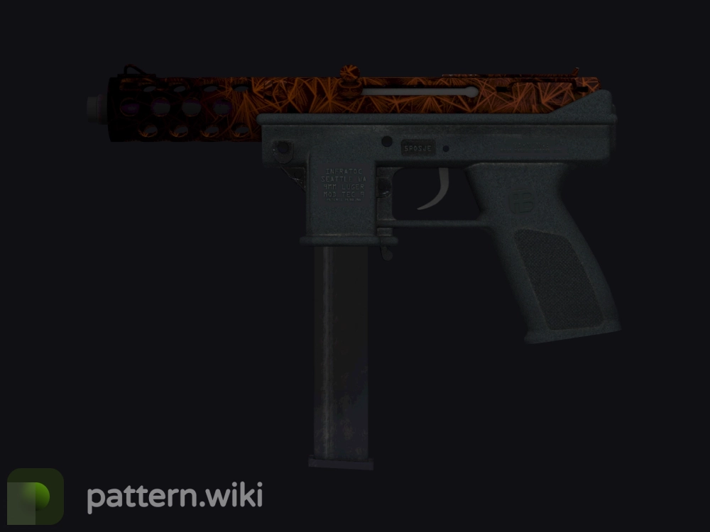 Tec-9 Red Quartz seed 701