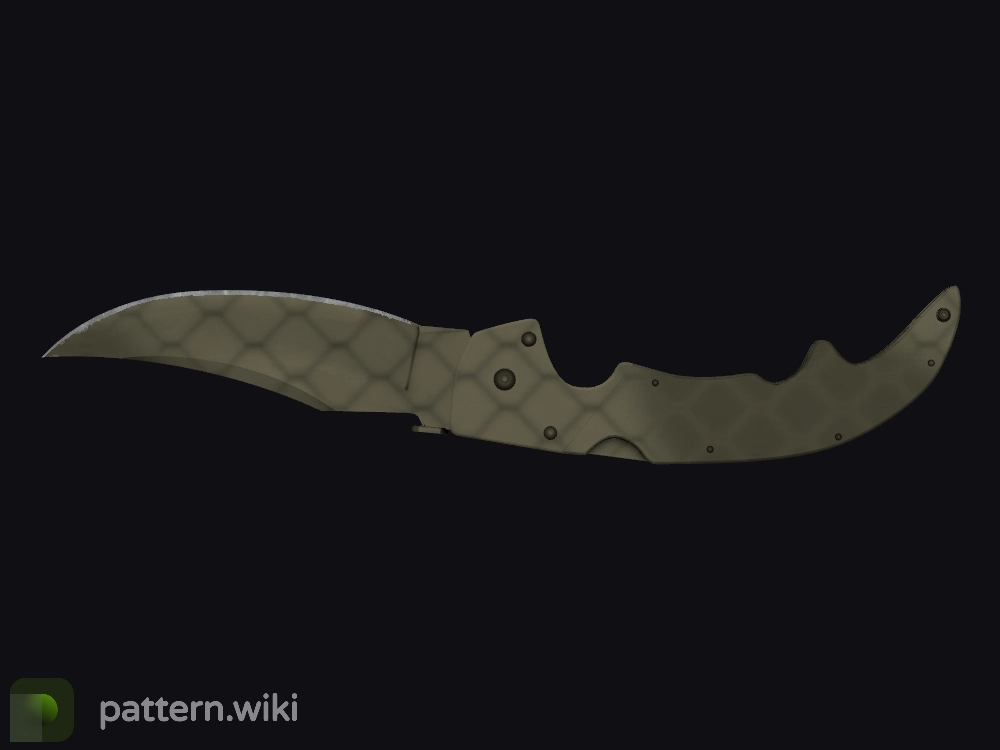 Falchion Knife Safari Mesh seed 165