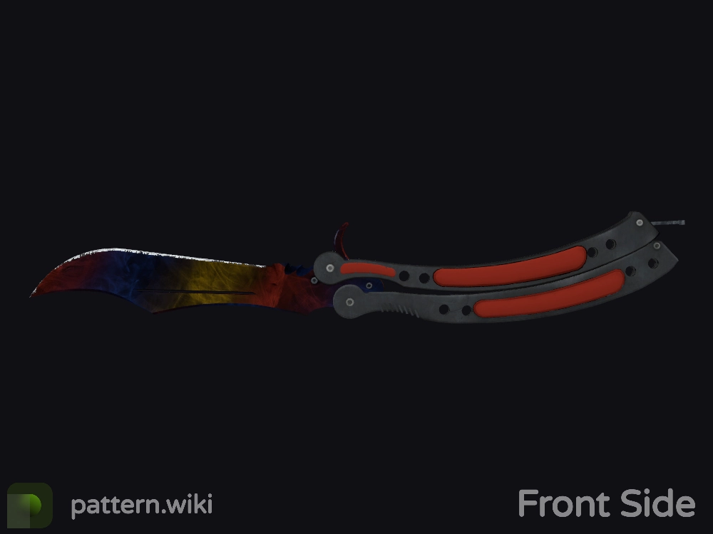 Butterfly Knife Marble Fade seed 174