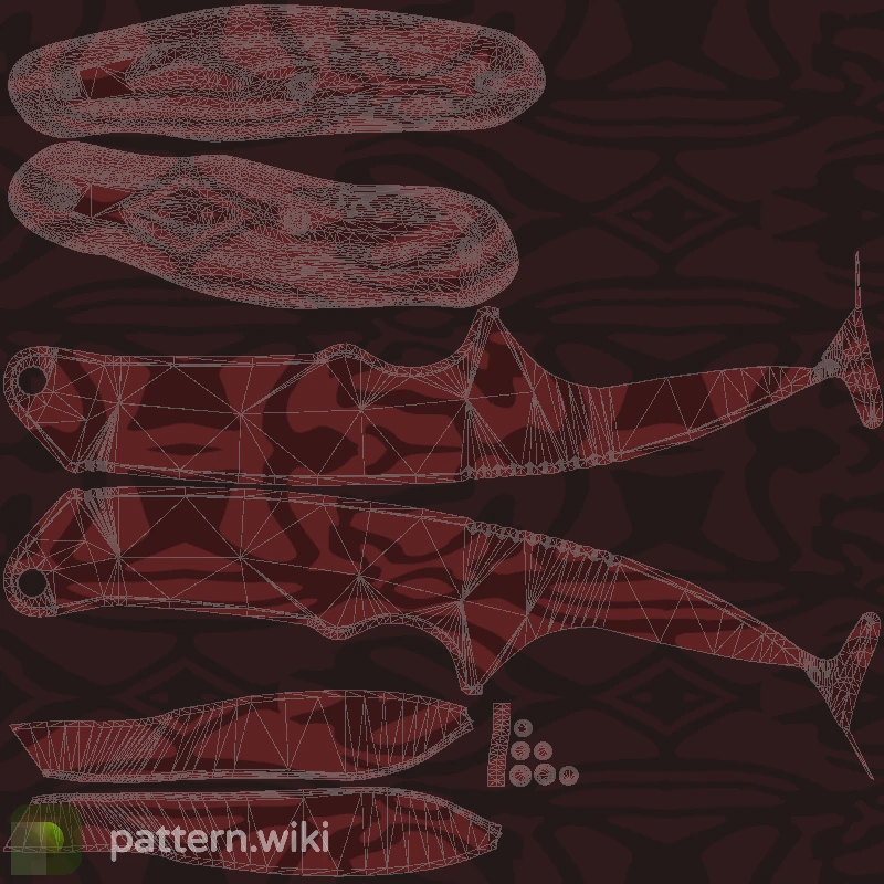 Gut Knife Slaughter seed 999 pattern template