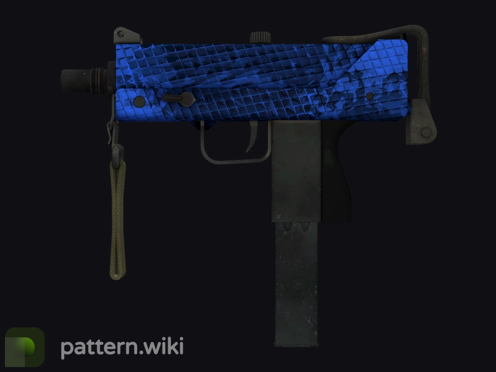 MAC-10 Lapis Gator seed 257