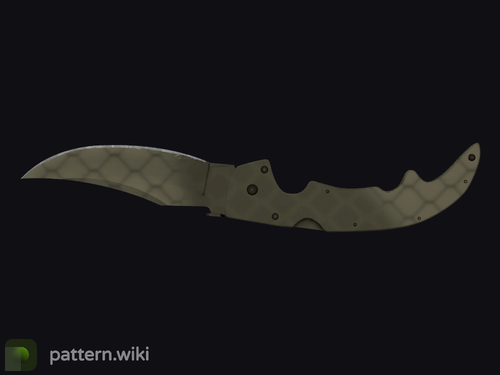 Falchion Knife Safari Mesh seed 356