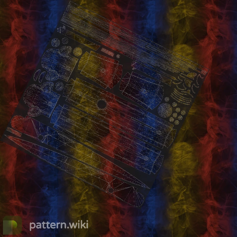 Stiletto Knife Marble Fade seed 998 pattern template