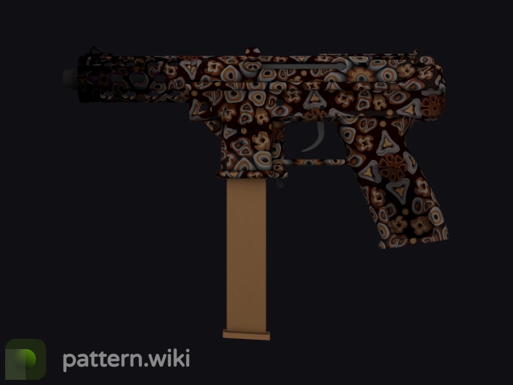 Tec-9 Orange Murano seed 549