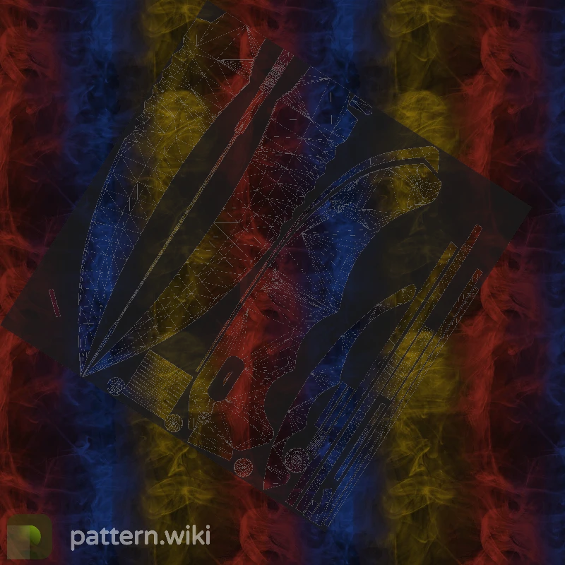 Flip Knife Marble Fade seed 619 pattern template