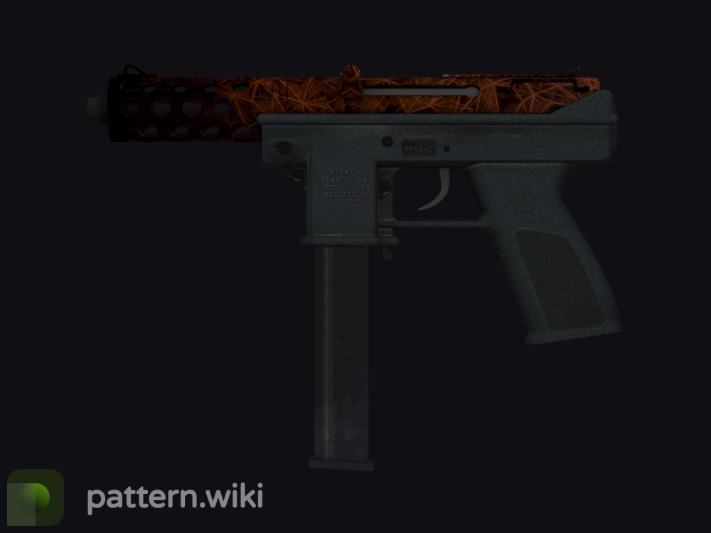 Tec-9 Red Quartz seed 588