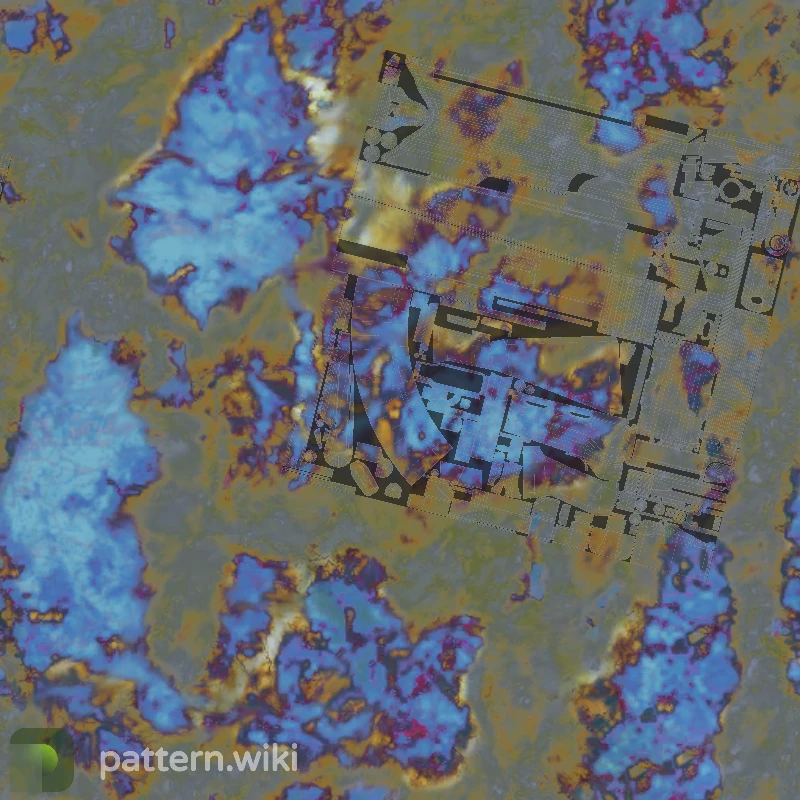 AK-47 Case Hardened seed 747 pattern template