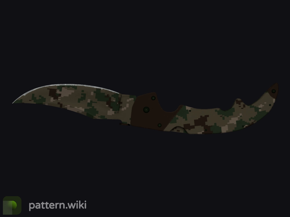 Falchion Knife Forest DDPAT seed 12