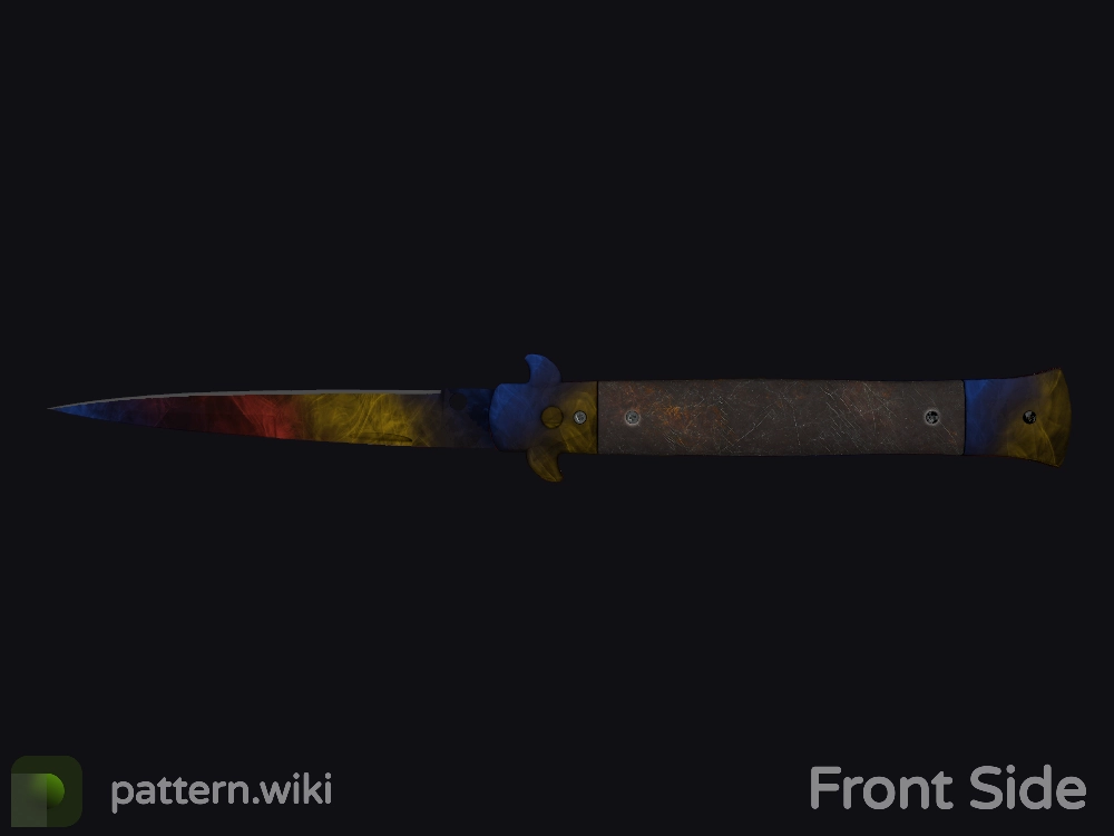 Stiletto Knife Marble Fade seed 109