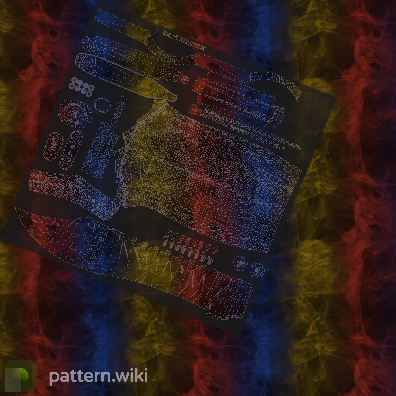 Bowie Knife Marble Fade seed 206 pattern template