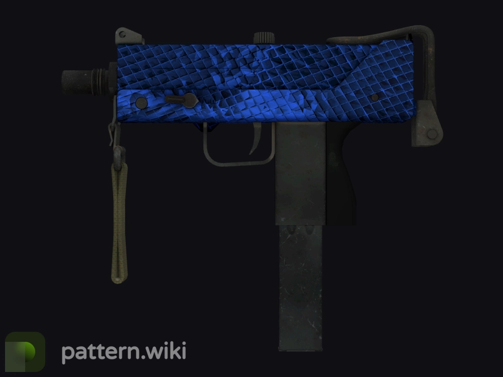 MAC-10 Lapis Gator seed 199