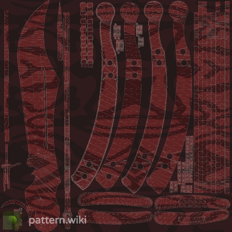 Butterfly Knife Slaughter seed 994 pattern template