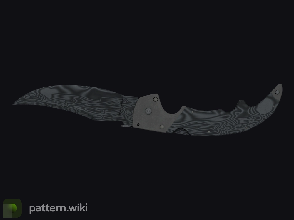 Falchion Knife Damascus Steel seed 109