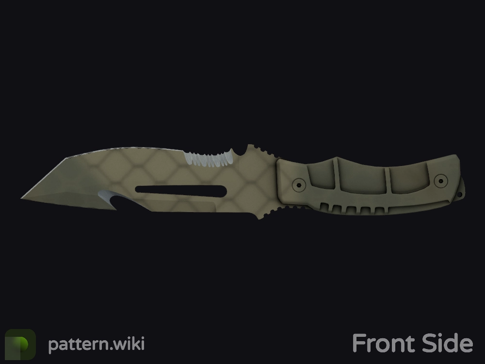 Survival Knife Safari Mesh seed 354