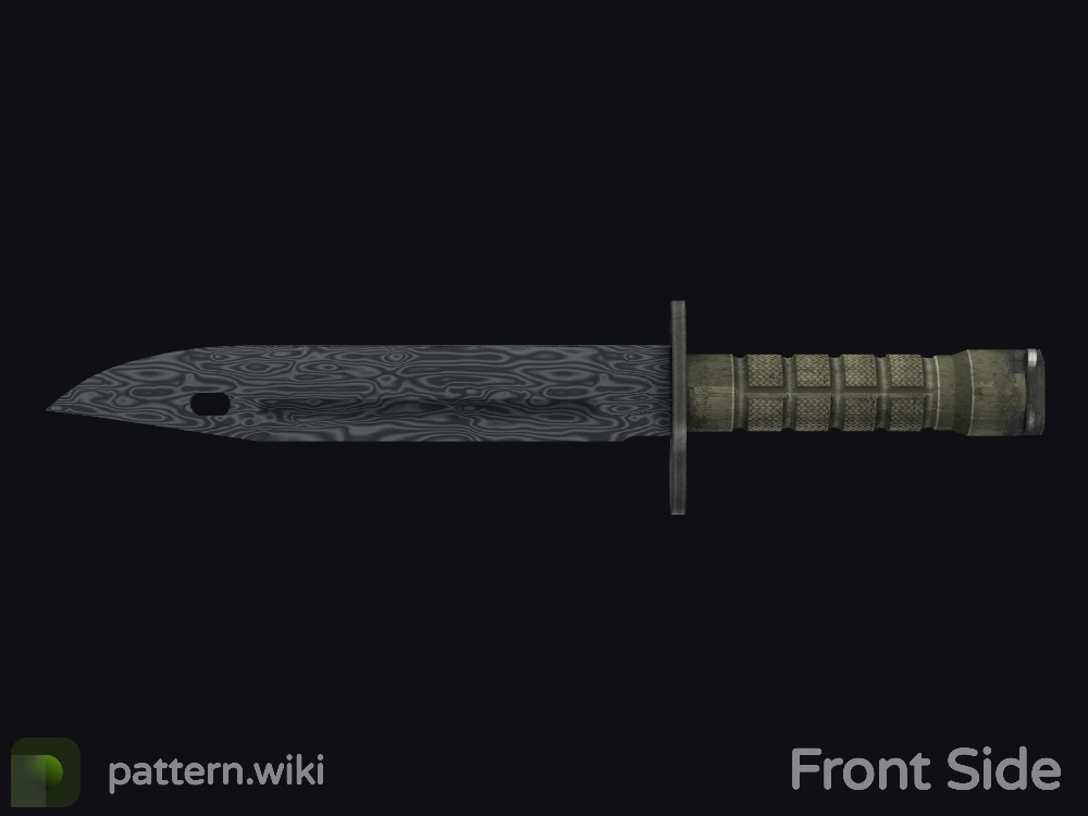 Bayonet Damascus Steel seed 728