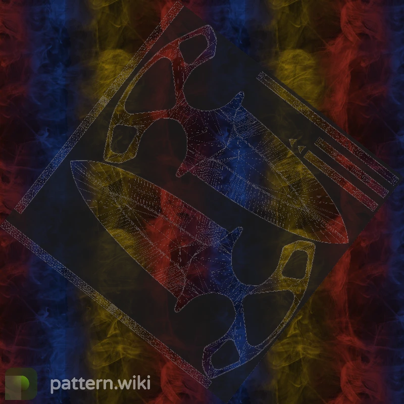 Shadow Daggers Marble Fade seed 80 pattern template