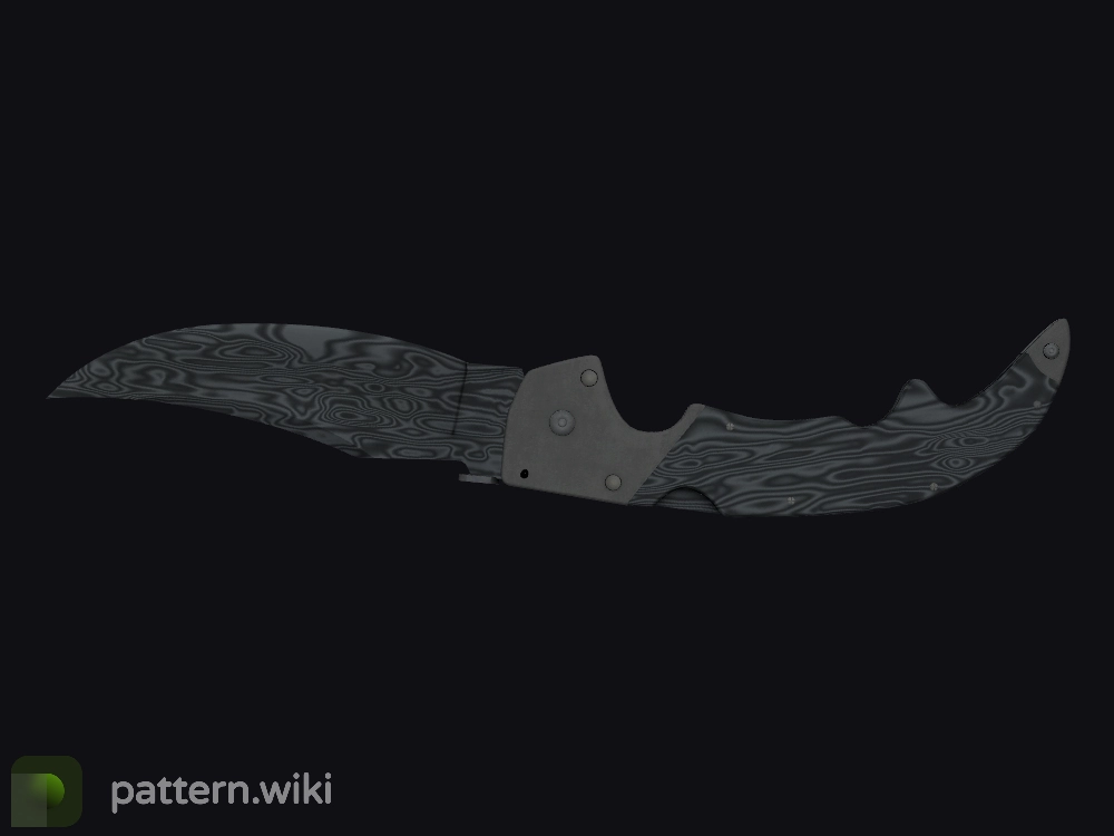 Falchion Knife Damascus Steel seed 323