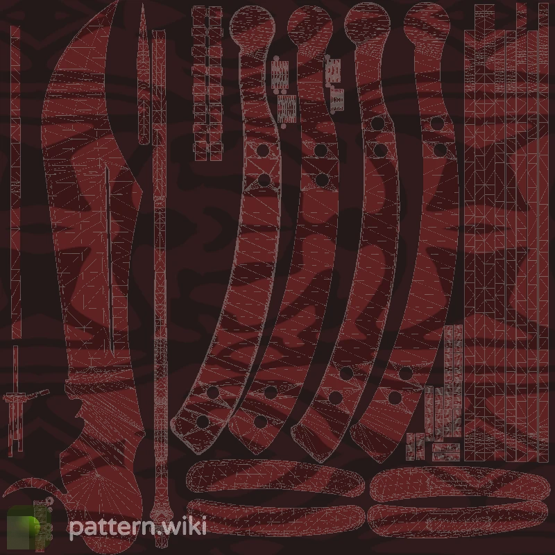 Butterfly Knife Slaughter seed 468 pattern template