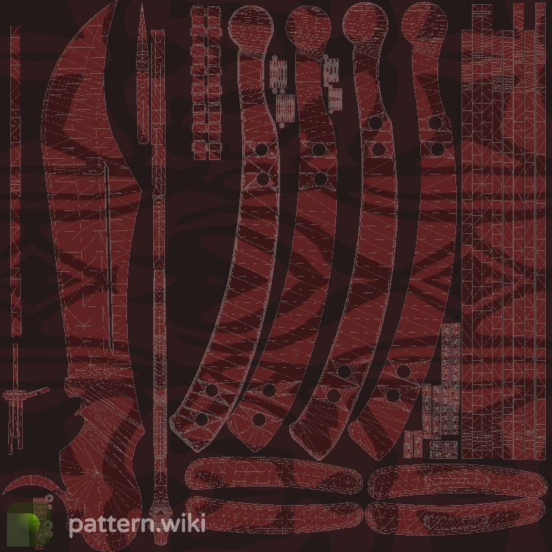 Butterfly Knife Slaughter seed 550 pattern template