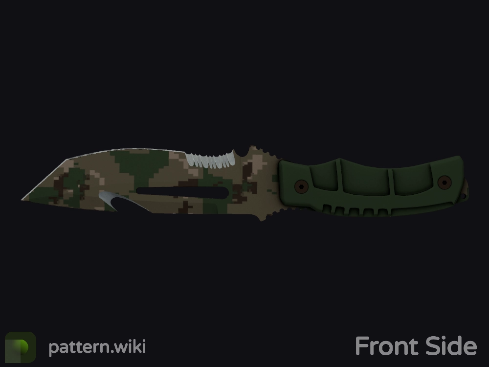 Survival Knife Forest DDPAT seed 504