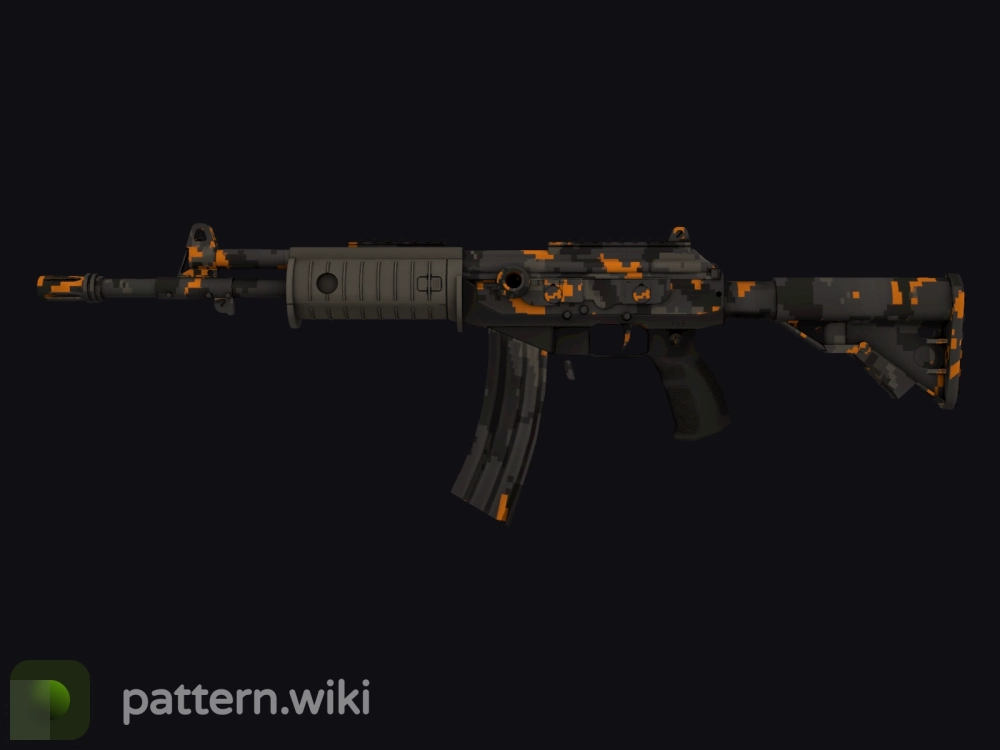 Galil AR Orange DDPAT seed 158