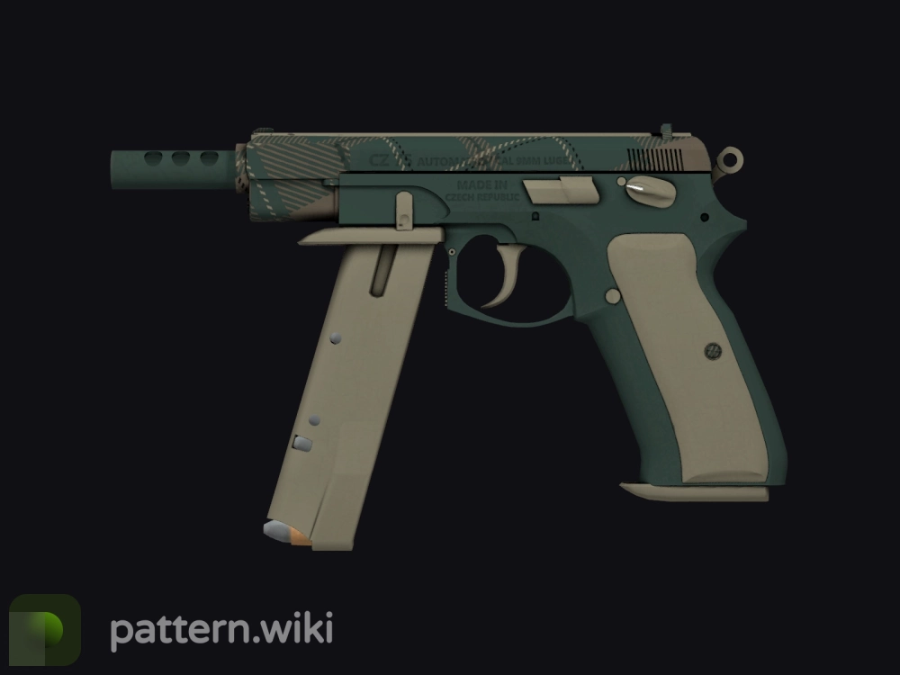 CZ75-Auto Green Plaid seed 428