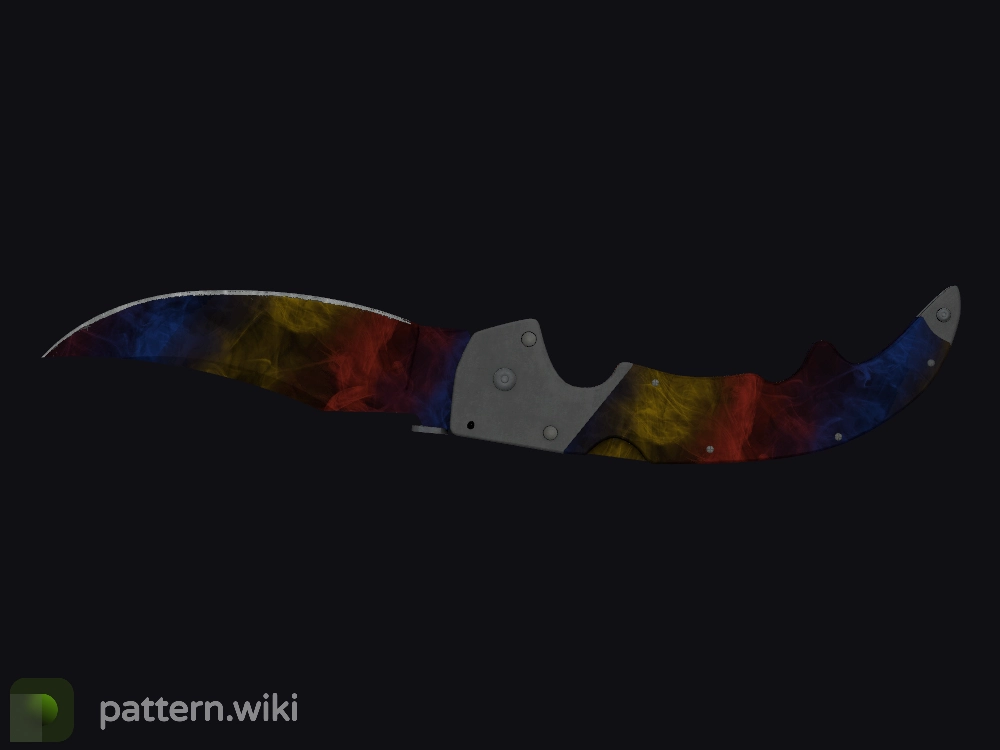 Falchion Knife Marble Fade seed 531